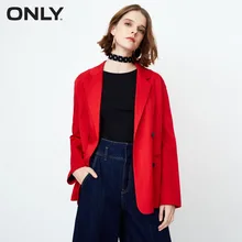 ONLY women's spring new casual double-breasted loose suit jacket | 118108525