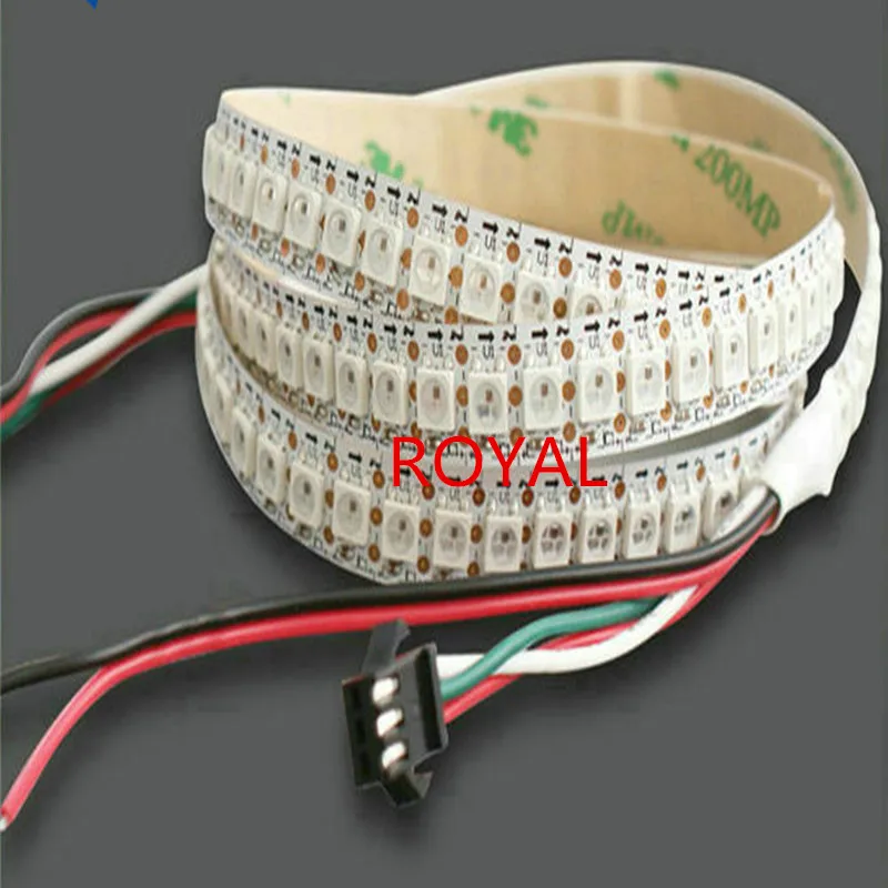 

1m/2M/4M/5M 74/90/96 leds/m 5V WS2812b Pixels Led strip, Addressable individual, Dream Magic color, Black/White PCB free ship