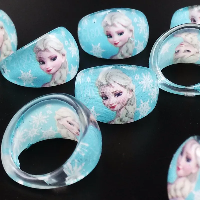 2016-Fashion-Wholesale-Lots-100pcs-Kids-Children-Girl-Cute-Cartoon-Blue-Elsa-Baby-Ring-Birthday-Party