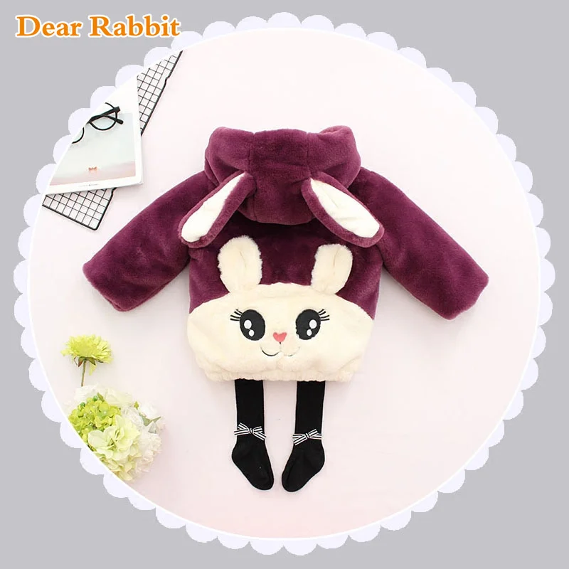 

Winter coat Girls clothing Parka Thicken Warm Hooded Children Cartoon Outerwear Kids Jackets baby girl Clothes infant overcoat