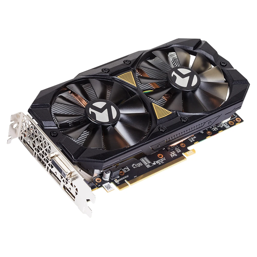 MAXSUN RX 580 2048SP большой Mac Plus 4G графическая карта AMD 256bit GDDR5 7000 МГц 1168 1284 HDMI + DP DVI RX580