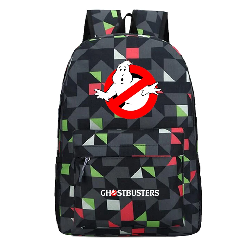 Ghostbuster школьный рюкзак для учеников, мальчиков и девочек, популярный школьный рюкзак с рисунком, красивый рюкзак для подростков - Цвет: 11