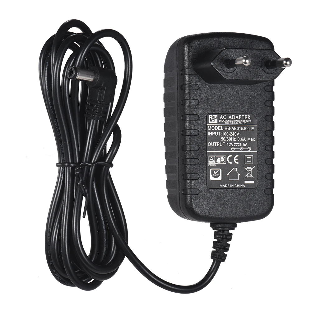 12V 1.5A AC Видео огни адаптер питания для Viltrox L116T L116B L132T L132B VL 162T светодиодный видео