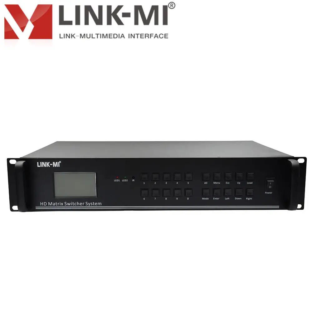 LINK-MI LM-MX88H Hybrid Matrix Switcher System Compatible with HDMI DVI signal format choose different input/output board at wil