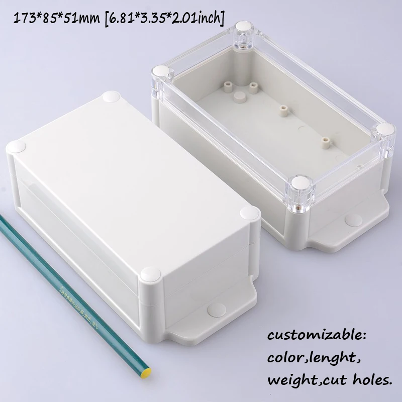 [2 вида стилей] 173*85*51 мм настенное крепление водонепроницаемый аромат увлажнитель фоггер чехол Корпус из АБС-пластика DIY корпус измерительного прибора IP68 PLC переключатель Соединительный корпус