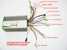 YK89 Brushless Electric Bike Controller 48V 500W Motor Controller With Hall Sensor Reversing Function