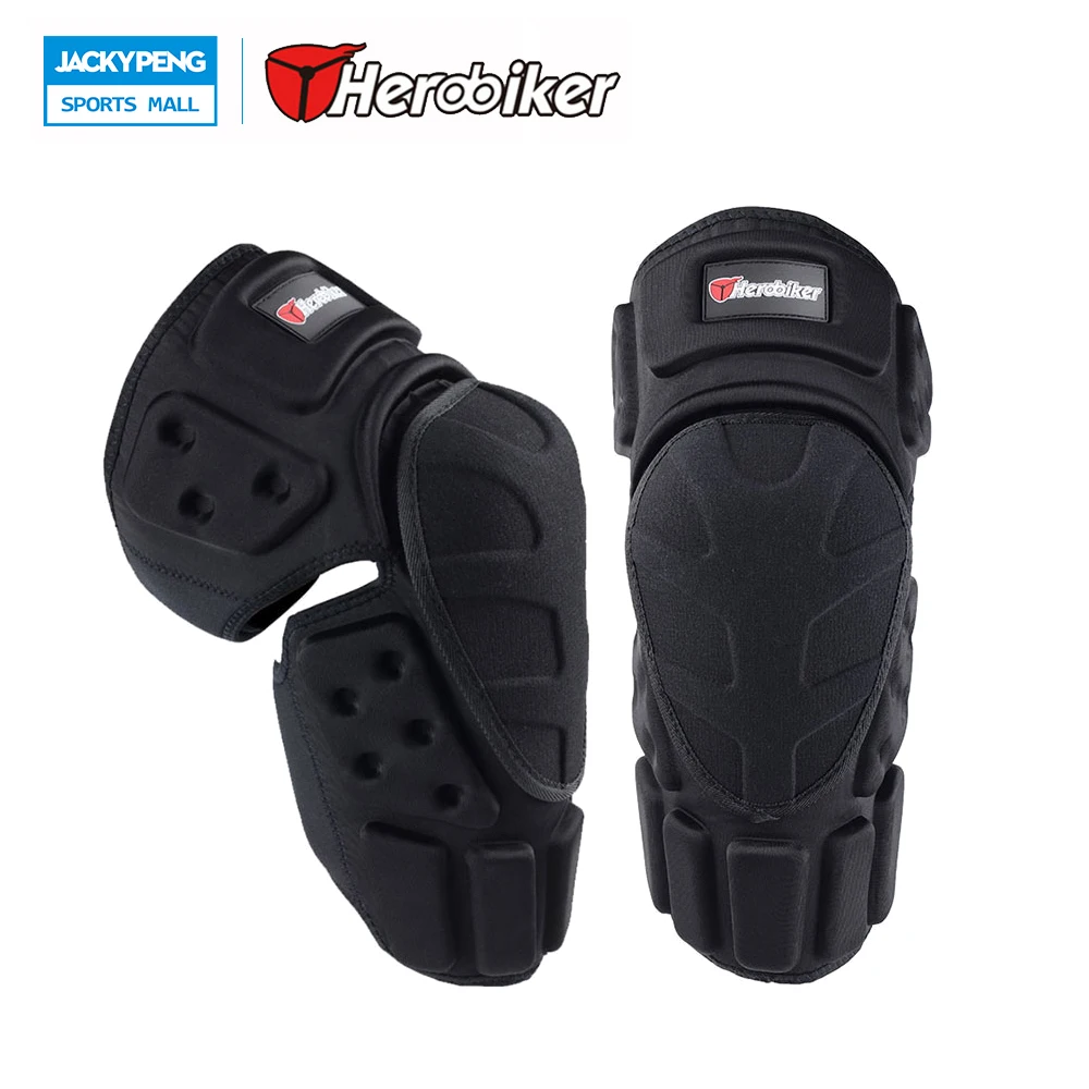 

HEROBIKER Knee Protector Pads Skiing MTB Snowboarding Protective Knee Brace Support Bicycle Protective
