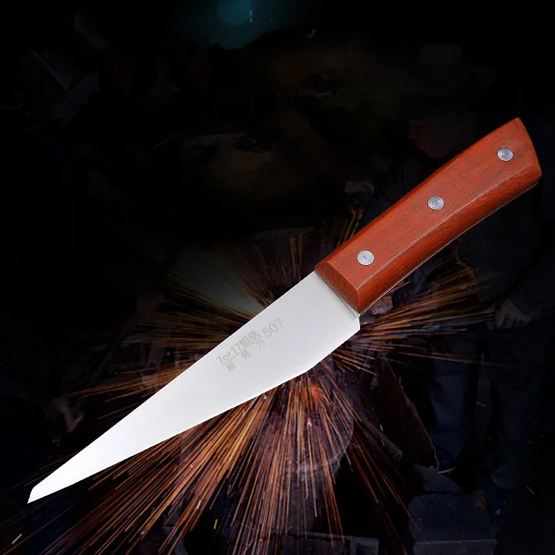 

Stainless Steel Handmade Kill Sheep Pig Cattle Butcher Knife Professional Slaughter Boning Eviscerate Meat Knives Bleeding Tool