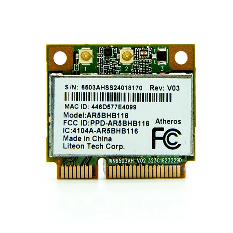 Новинка Atheros AR9382 ar5bhb116 поддержка Linux беспроводная карта памяти XP/Vista/WIN/Linux |