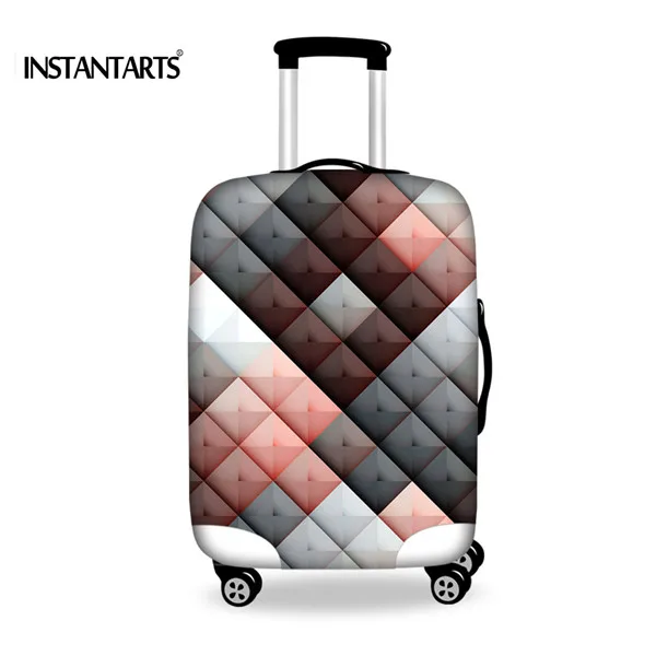 INSTANTARTS утолщенный защитный чехол для чемоданов 18-30 дюймов, чехлы на колесиках, водонепроницаемые эластичные чемоданы, пылезащитные дождевые чехлы - Цвет: HA0092