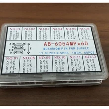 60 шт из нержавеющей стали для центральных зажим или грибовидной головкой для нижней части застежкой