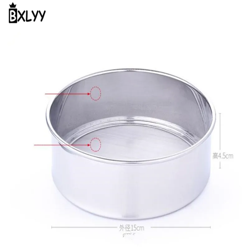 BXLYY1pc ручной Нержавеющая сталь утепленные сито муки Экран Аксессуары для выпечки Кухня гаджеты DIY домашний декор Accessories.7z