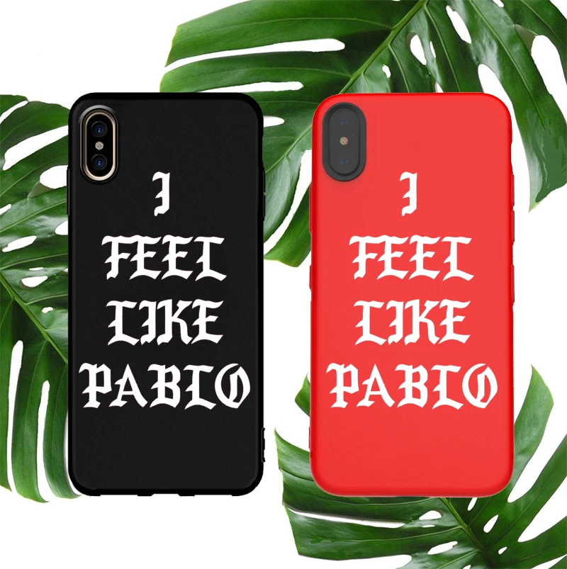 

Kanye Omari West soft phone case cover for iphone X XS MAX XR 8 7 6 6S PLUS matte silicone cases fashion Pablo coque funda capa