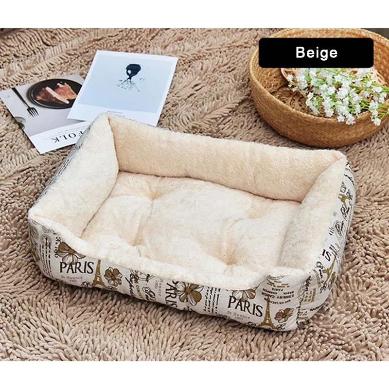 

Soft Dog Beds Warm Fleece Lounger Sofa for Dogs Cats Retriever Husky Kennel Bed Pet Products WXV Sale