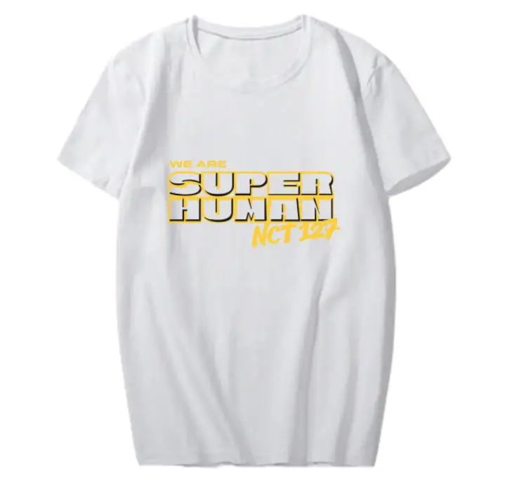 Kpop nct 127 nct127 альбом we are superhuman футболка с принтом 4 цвета унисекс летняя коротким