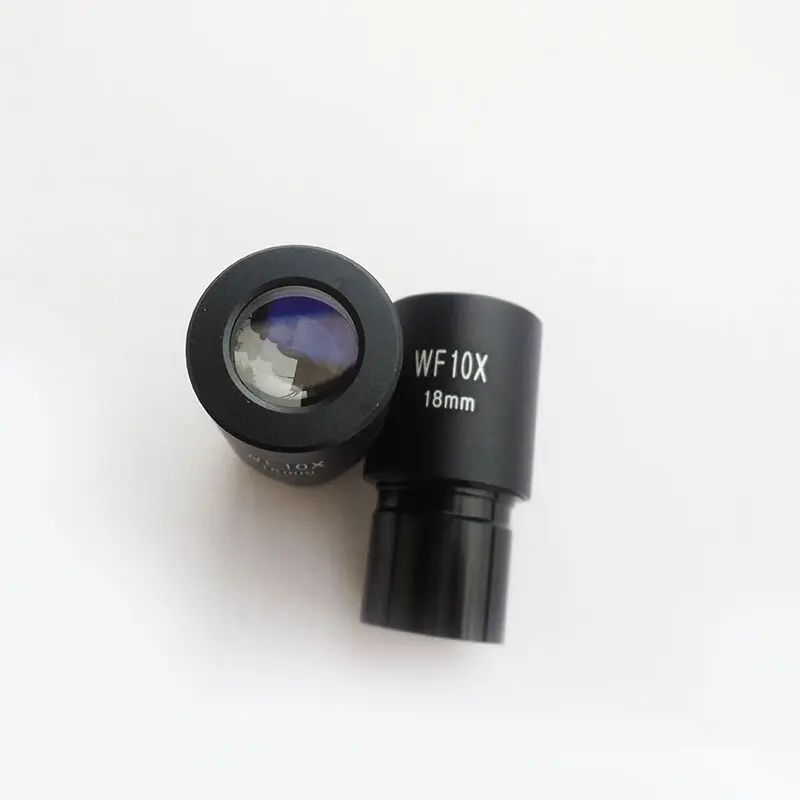 

Biological Microscope Eyepiece 10X /18 Wide Field Microscope Lens Accessories 23.2MM Caliber