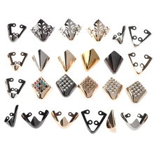 1 пара обуви на высоком каблуке сломанные Reapair аксессуары мотыги Защита ног модный металлический материал Зажимы для обуви для украшения