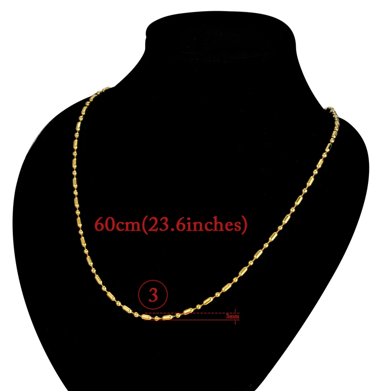 5 видов женских колье Золотая цепь для женщин/мужчин Трендовое ожерелье золотого цвета из нержавеющей стали цепочка для подвесных ювелирных изделий