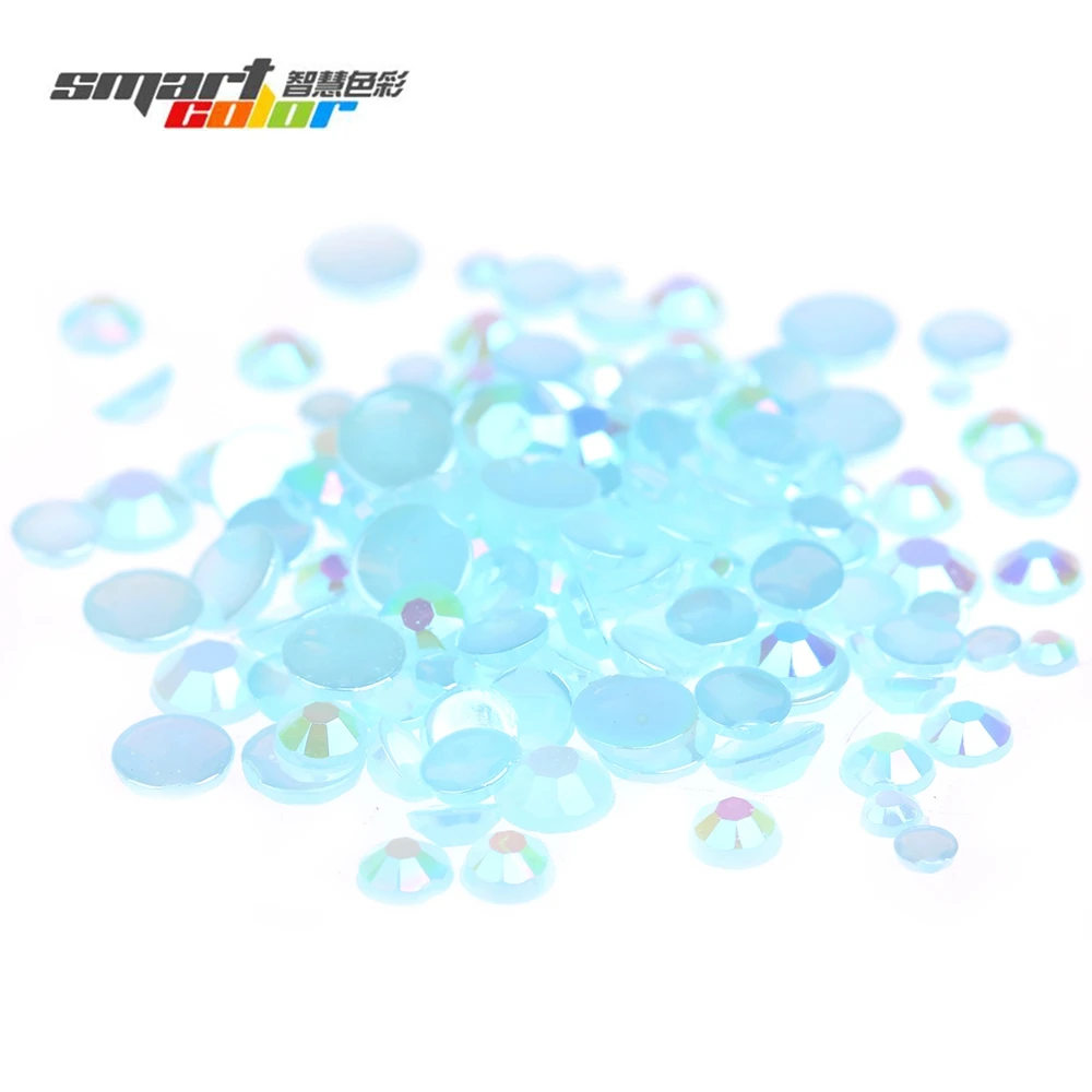 

Smart Color Acrylic Rhinestones Jelly Light Blue Color Shoes Clothing Decorations Sparkling Nail Art Decorations Small Pack
