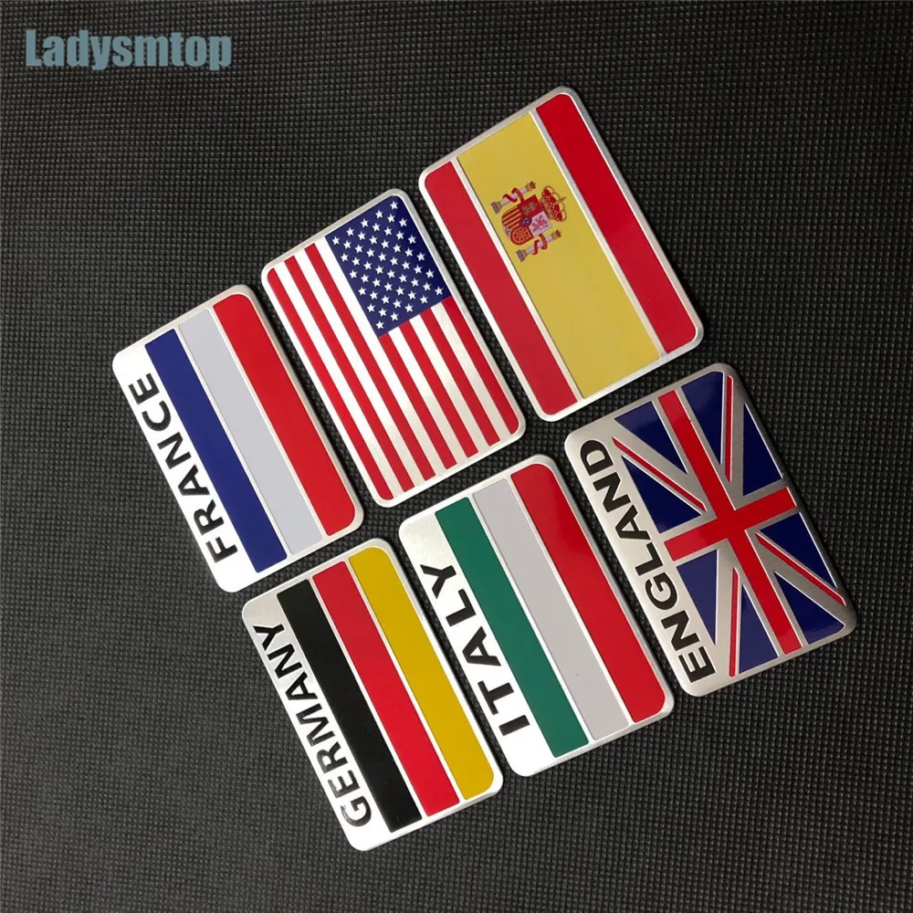 Ladysmtop автомобильный Стайлинг Национальный флаг наклейка для Cadillac CTS XTS SRX ATS CT6
