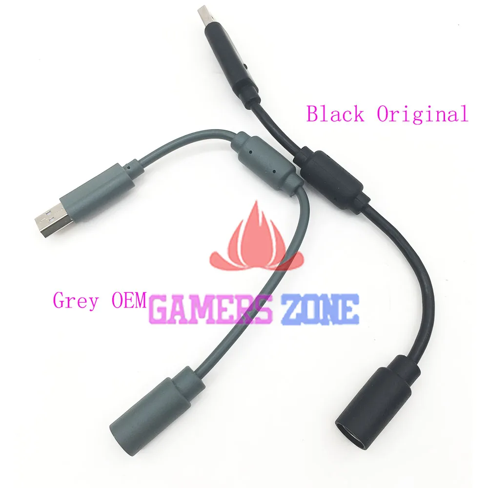 Rezumar Espacioso Machu Picchu Black Original & Grey Oem Usb Dongle Breakaway Connection Cable Cord Adapter  For Xbox 360 Wired Controller - Accessories - AliExpress
