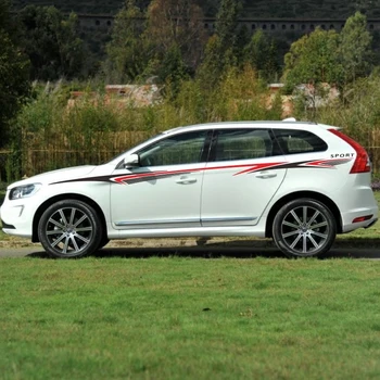 

Supper Popular Waist Line Decorated Sticker For Volvo V40 S60 XC60 Z2CA764
