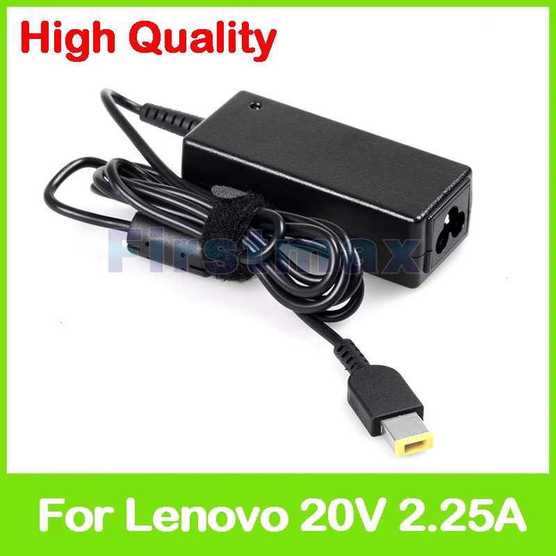 Cargador de corriente/adaptador de corriente para portátil, 20V, 2,25a, 45W, para Lenovo Thinkpad Edge E575 ADLX45NCC3A 45N2094 ADLX45NDC3A ADLX45NLC3A