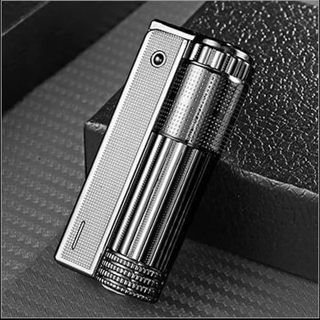 Fashion Cigarette Lighter Windproof Luxury Cigar Lighter Men Gift Lighters Vintage Retro Lighter