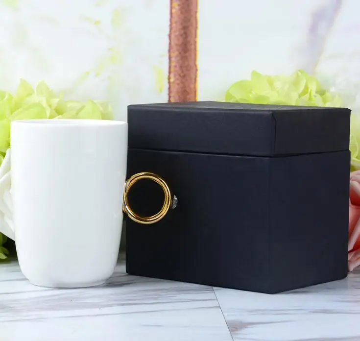 

Free Shipping 48pcs/lot Crystal Diamond cup Ring mug New Arrival wholesale SN1329