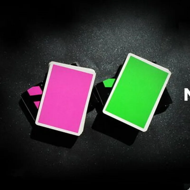 Спортивные игральные карты NOC 1 шт. розовый или зеленый цвет покерные с синей
