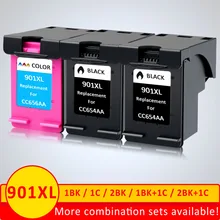 XiangYu Совместимость 901XL переработанного чернильного картриджа для hp 901 для hp 901 Officejet J4550 J4540 J4680 J4524 J4535 J4585 J4624