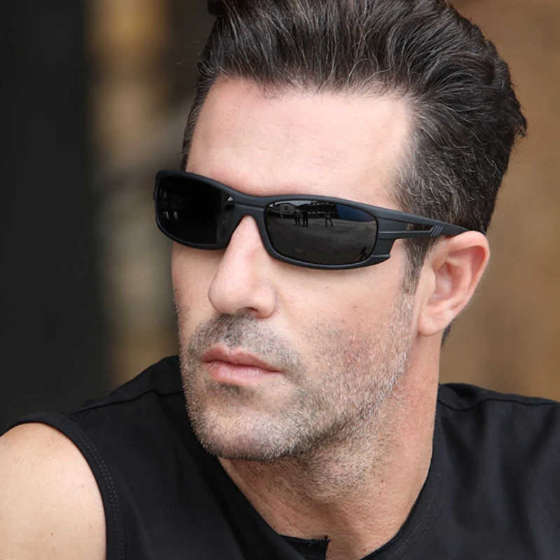 2019 Classic Polarized Sunglasses Men Women New Driving Black Frame Sun Glasses Male Goggles UV400 Gafas De Sol G107