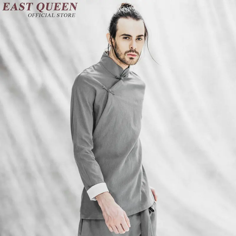 Traditional chinese clothing long sleeve chinese traditional men clothing shanghai tang traditional men KK674W