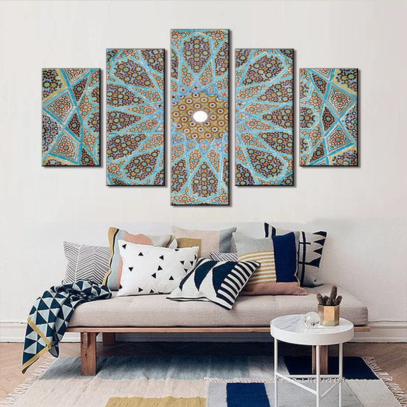 

Islamic Poster Wall Art Canvas Painting Nordic Wall Pictures for Living Room Decoration Picture No Frame Art Print