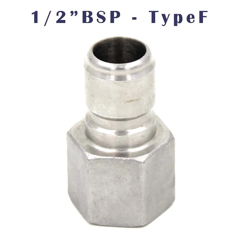 

Stainless Male Quick Disconnect Set, 1/2" Female BSP, Brewer Hardware, Homebrew Fitting