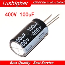 5 шт. 400V100UF 18*30 мм специальные внутренние подкладки для 100 мкФ 400V 18x30 мм Алюминий электролитический конденсатор с алюминиевой крышкой, DIP