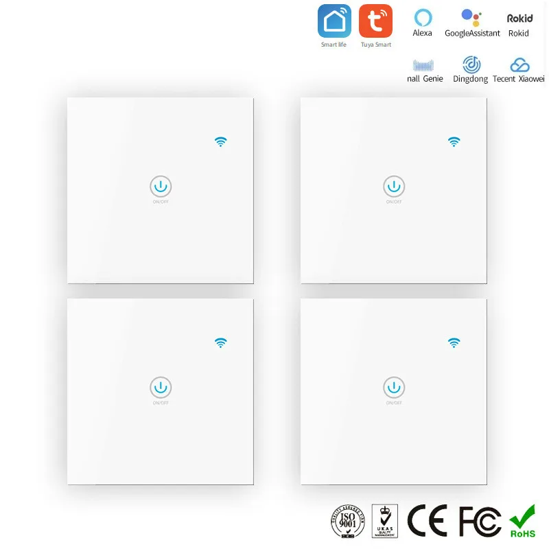 Tuya граффити умный дом европейский стандарт 1 Управление WiFi умный переключатель панель граффити переключатель