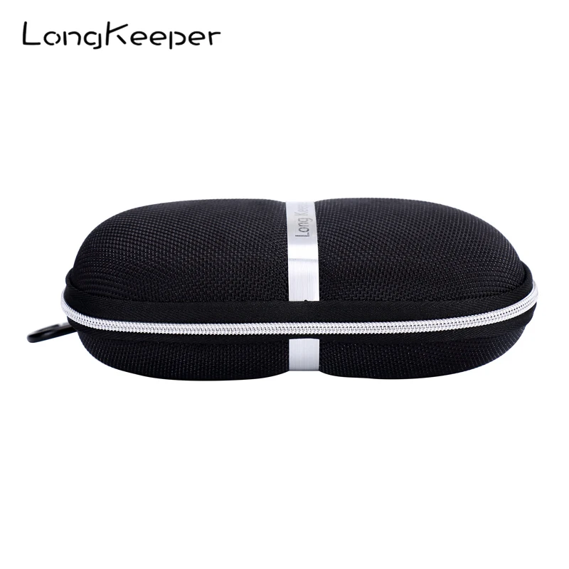 LongKeeper Sunglasses Box with Glasses Clothes High Quality Sun Glasses Black Case Eyewear Accessories