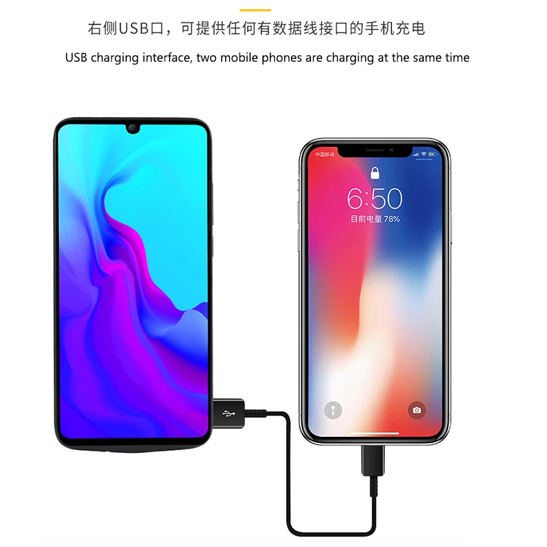 5000 мА/ч Батарея чехол для huawei P30 Мощность Крышка USB Зарядное устройство Капа