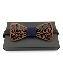 Поддельный Воротник деревянный мужской галстук-бабочка деревянный галстук-бабочка Gravatas Corbatas бизнес бабочка галстук вечерние галстуки для мужчин деревянные Галстуки