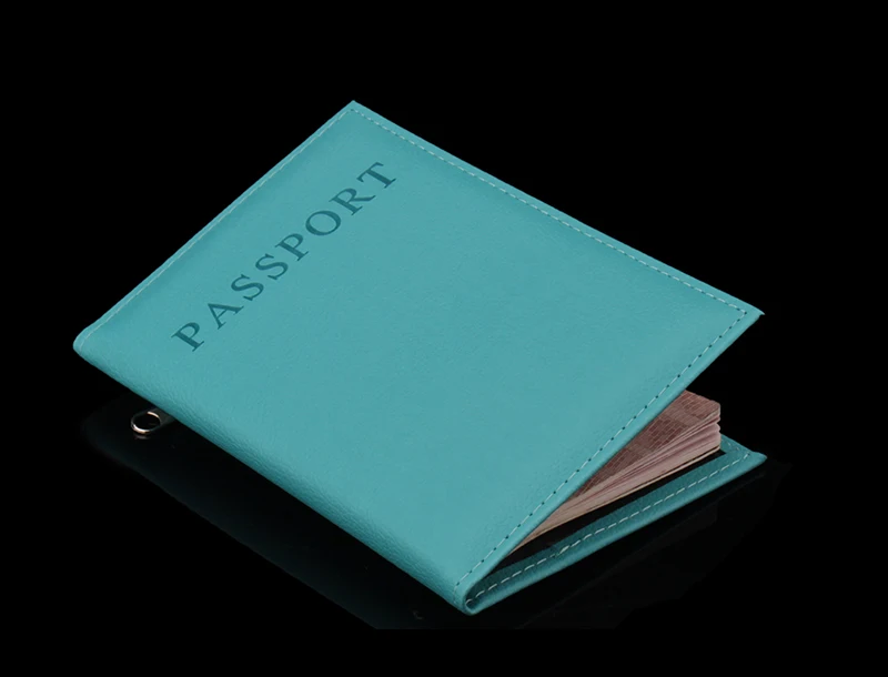 Милый карман на молнии пу кожаный чехол для паспорта розовый твердый Держатель для паспорта Чехлы для паспорта(на заказ