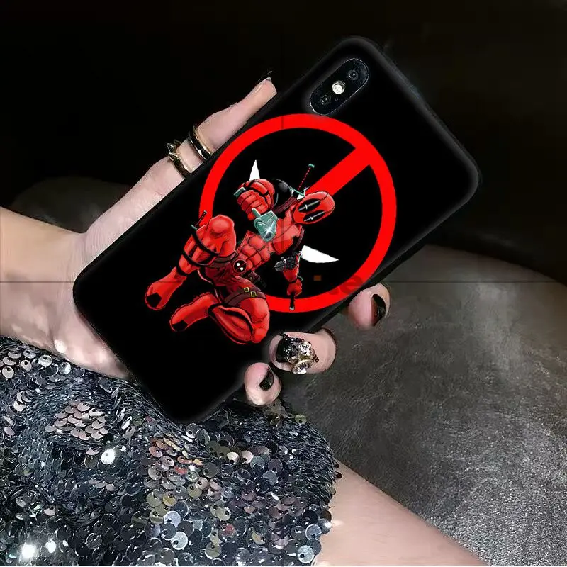 Babaite с героями комиксов Марвел, героя фильма «Дэдпул»; рубашки красочные милые аксессуары для телефона чехол для Apple iPhone 8, 7, 6, 6S Plus, X XS Макс 5 5S SE XR крышка