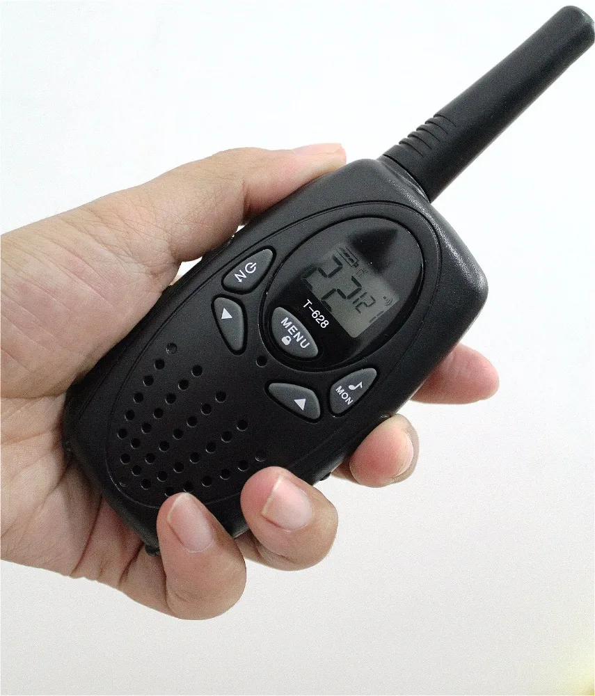 Пара большие расстояния walkie talkie ветчиной радио cb 2 способ рации пмр/фрс 1w мощность w ptt/121 индивидуальный код( черный 628