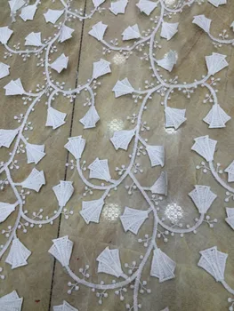 

embroidered Lace fabric New Arrival CiCi-1216 Tulle Lace Fabric for party dress