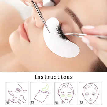 

50pcs Pillows for Grafting eyelashes Extension Under Eye Lashes Paper Patches Building Pads Tips Lash Stickers Wraps Make up