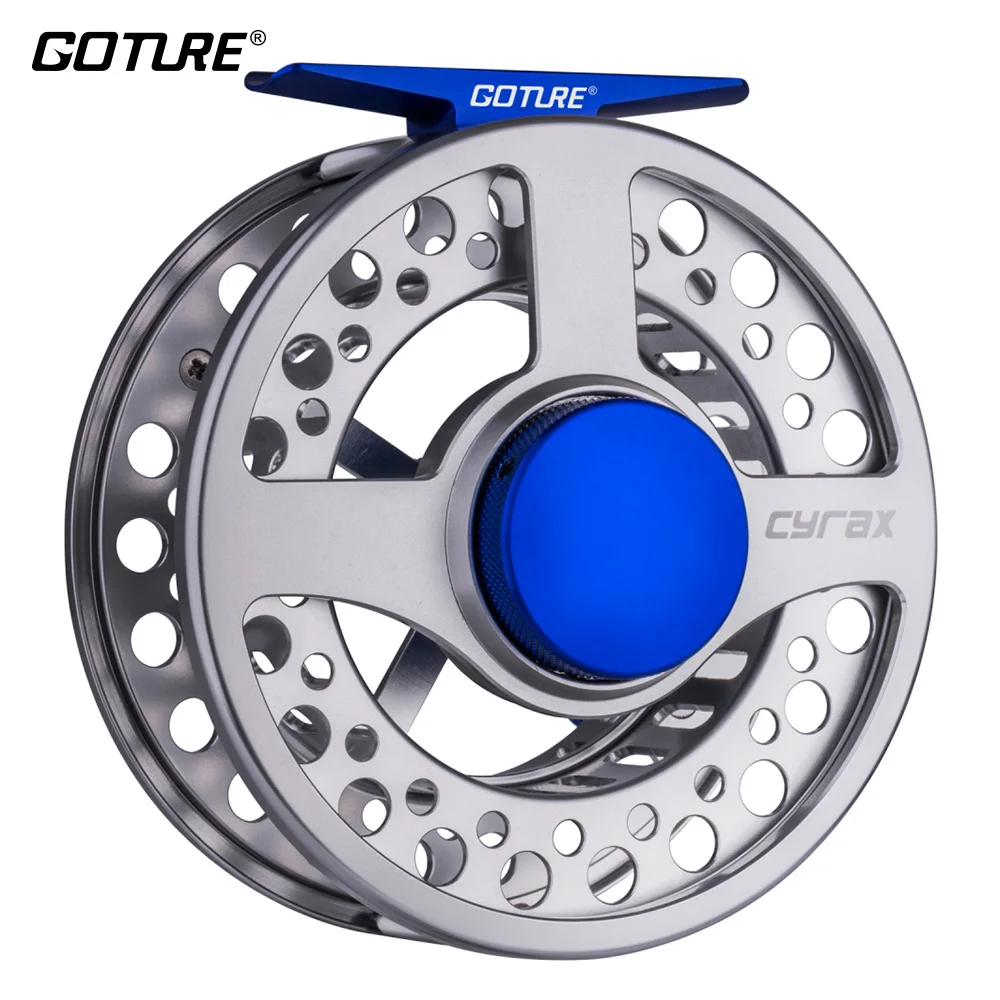 Buy Goture Cyrax Fly Fishing Reel CNC machined Aluminium 5/6/ 7/8WT Large Arbor