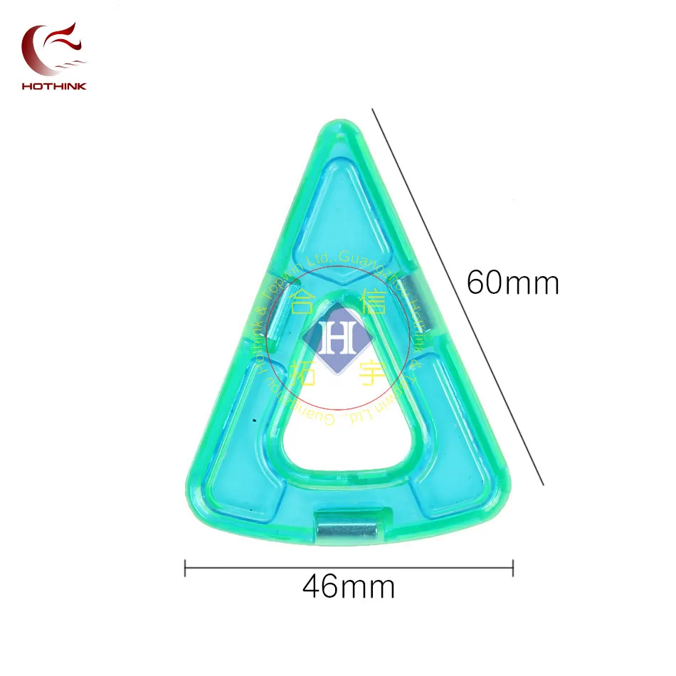 Hothink 5 шт. Большие размеры небольшой сектор магнитных блоков DIY строительный кирпич части аксессуар построить магнит модели развивающие