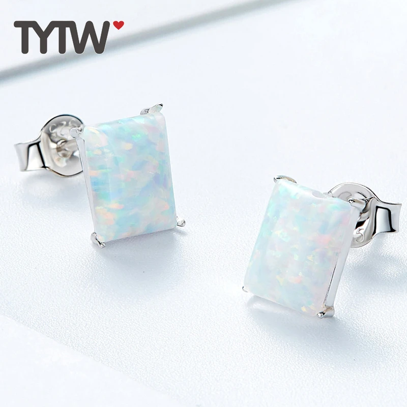 Женские серьги гвоздики из серебра 925 пробы с фианитом|simple earrings|stud earringsstud earrings for