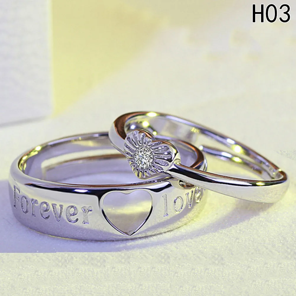 

Fashion Resizable lovers' Ring Wedding ring Couple Pair Set Ring For Men Women Lover Wedding Party Classic Jewelry
