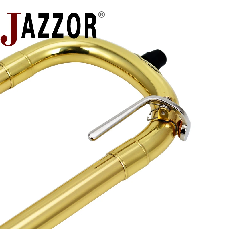 Тромбон JAZZOR JBSL 800 tenor с мундштуком чехлом перчатками золотистыми латунными